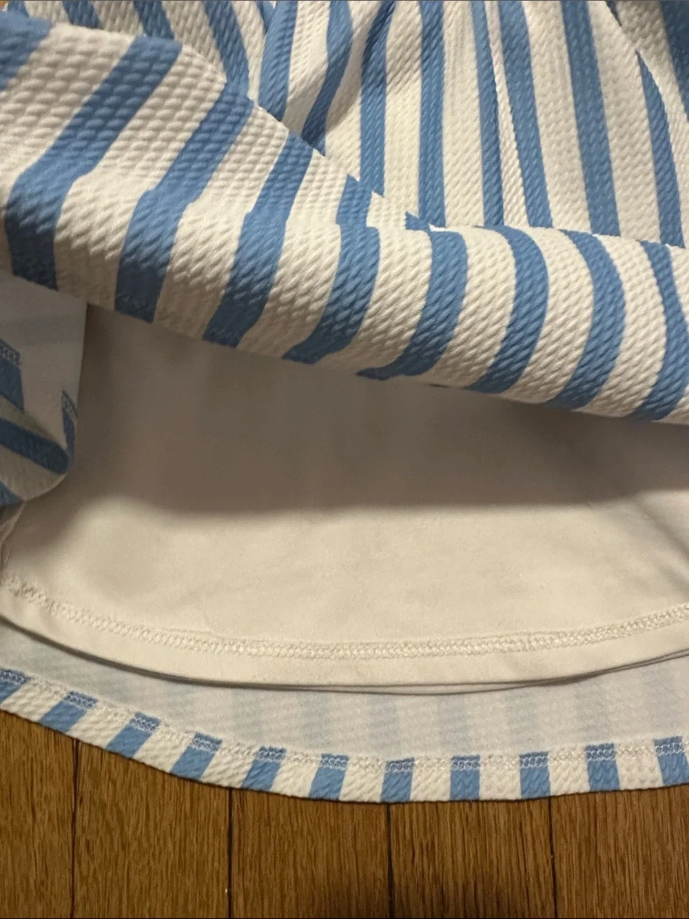 Disney Blue and White Striped Minnie & Daisy Sundress